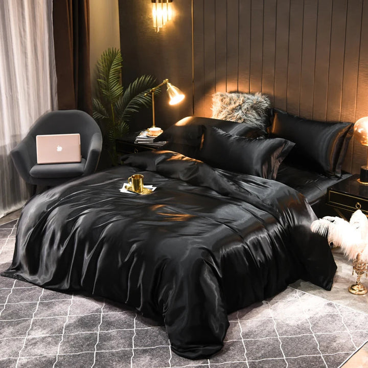 Seidiges Satin-Bettwäscheset: Verwöhnen Sie sich mit luxuriösem Komfort und elegantem Design