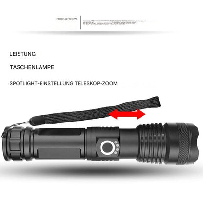 90000 Lumen XHP50.2 LETTSTIGSTE Taschenlampe