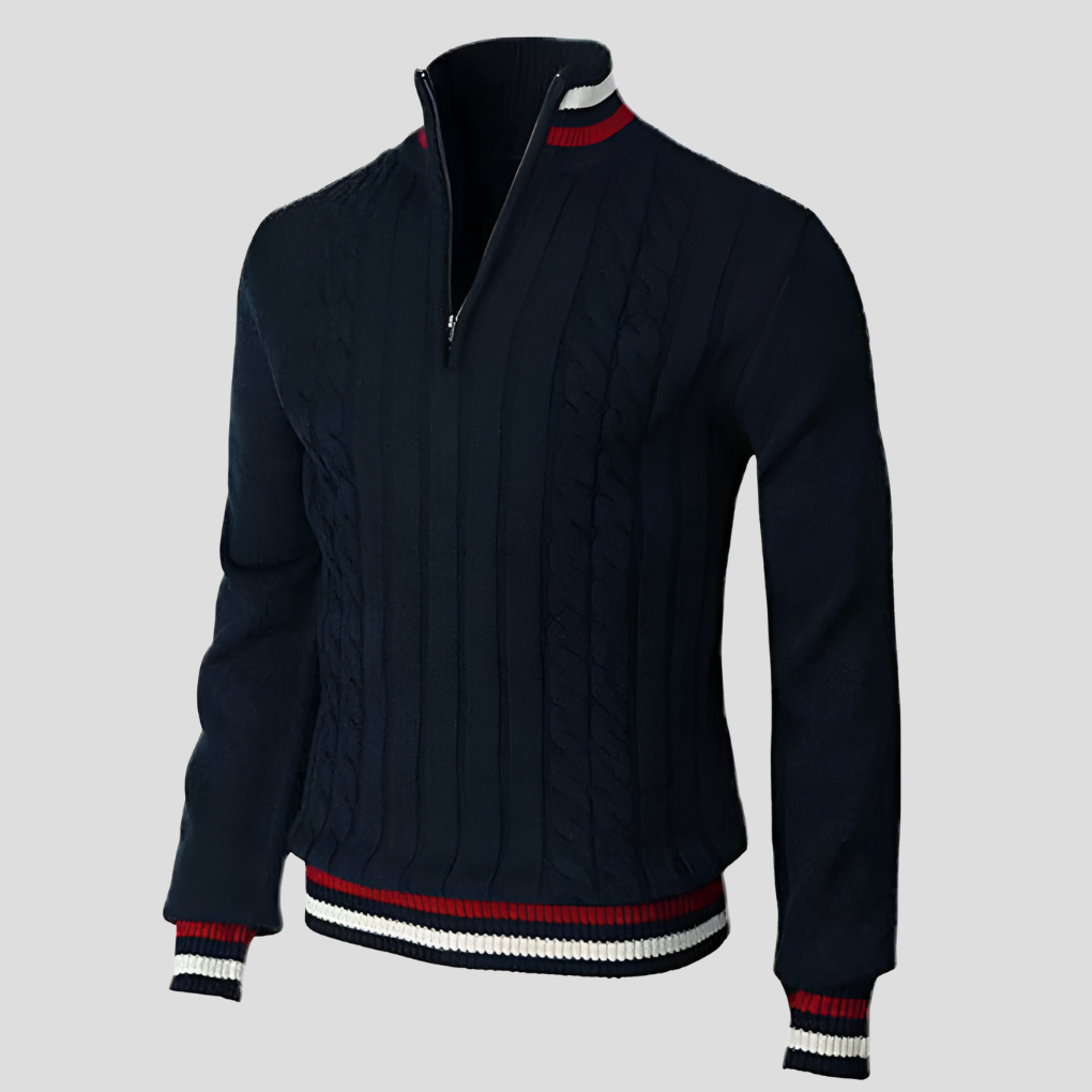 Stylischer Zipper-Pullover für Herren