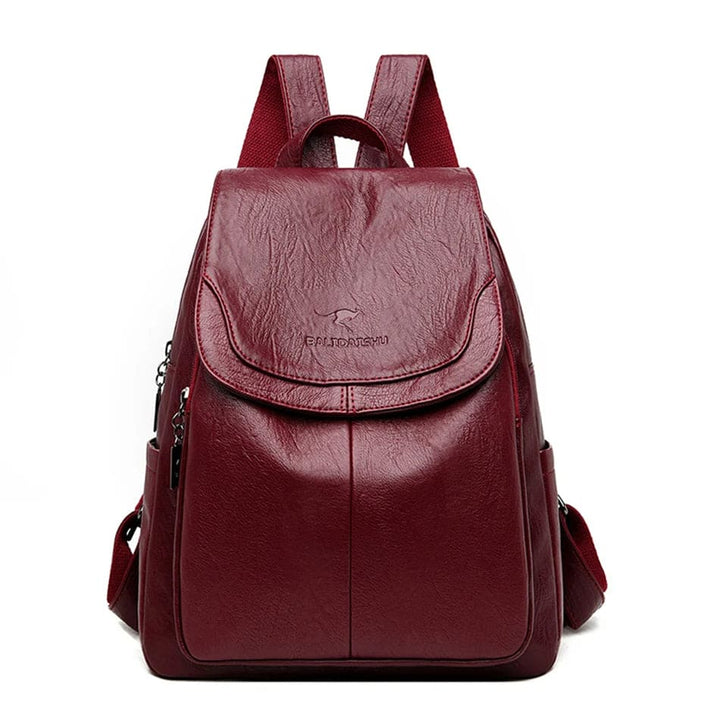 Eleganter Damen-Rucksack aus veganem Leder mit zeitlosem Design