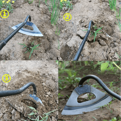 Hohlhacke aus Stahl für die Gartenarbeit