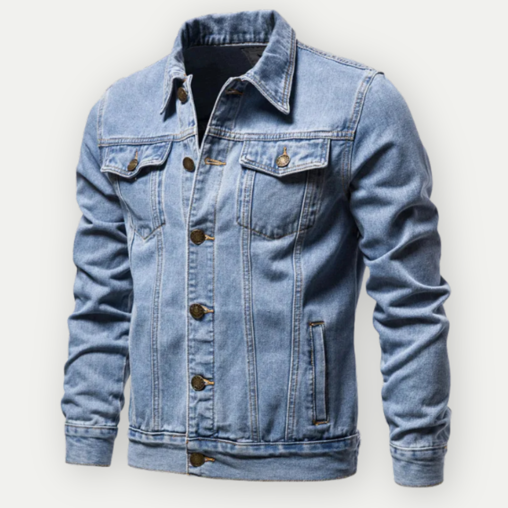 Herren-Truckerjacke aus Denim