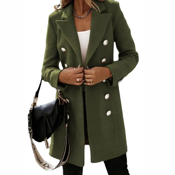 Lange Damen-Mantel Jacke