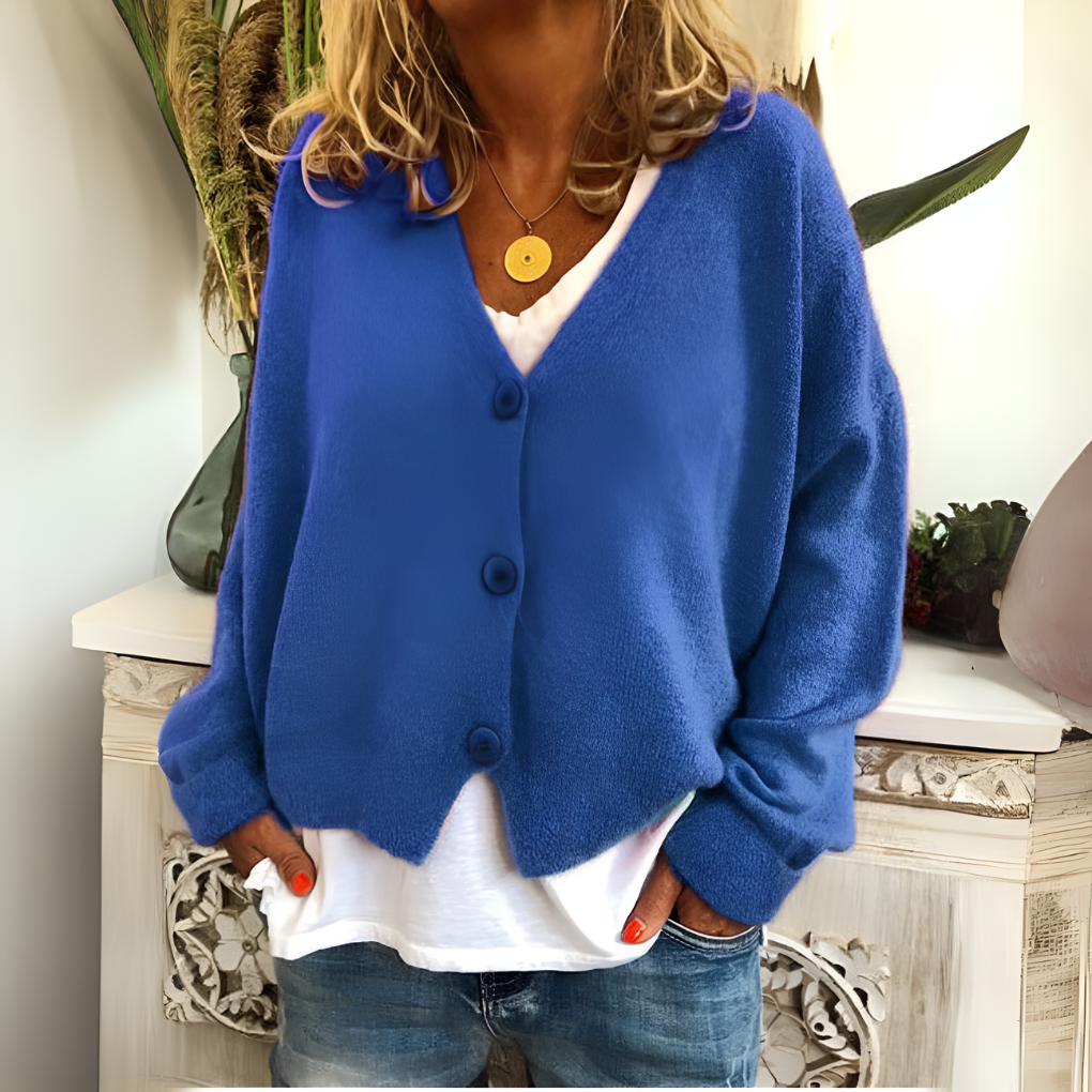 Weicher Strick-Cardigan mit entspannter Passform für Damen