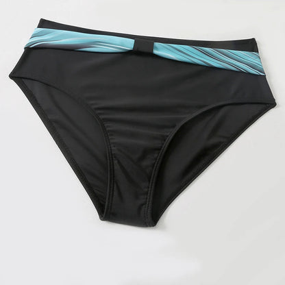 High Waist Bikini Set mit Stilvollem Print
