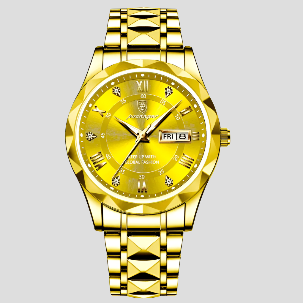 Luxuriöse Herrenuhr aus Edelstahl für den täglichen Geschäftsgebrauch