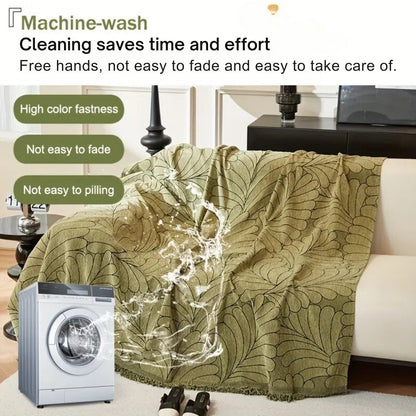 Wendbarer Sofabezug mit Wedel-Design