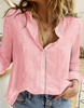 Leichtes Button-Up-Hemd für Damen
