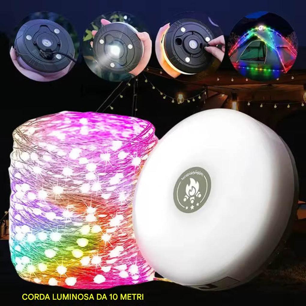 Tragbare 4-in-1-Campingleuchte – Vielseitige Beleuchtung überall