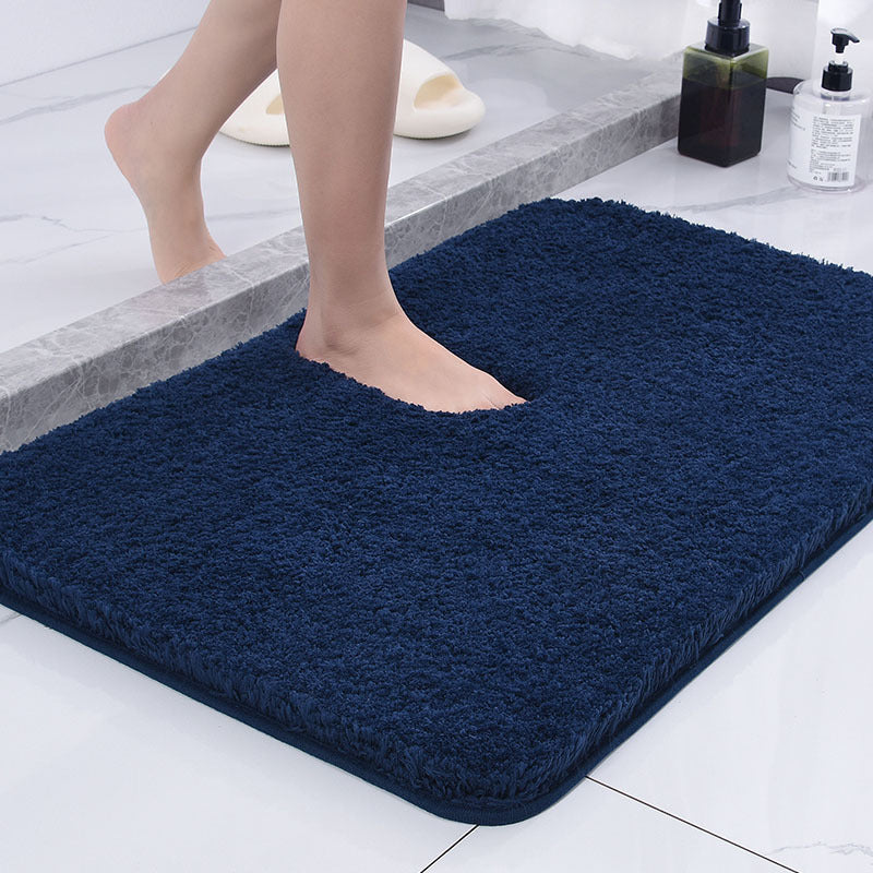 Weiche Badezimmermatte mit rutschfester Unterseite und stilvollem Design