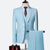 Luxuriöses 3-teiliges Slim Fit Herrenanzug mit Eleganter Passform