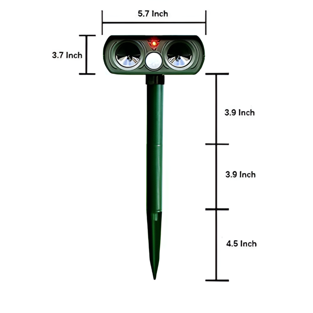 Infrarot-Solarbetriebener Tierschädlingsvertreiber