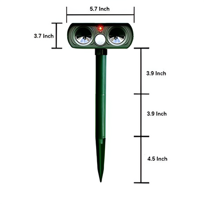 Infrarot-Solarbetriebener Tierschädlingsvertreiber