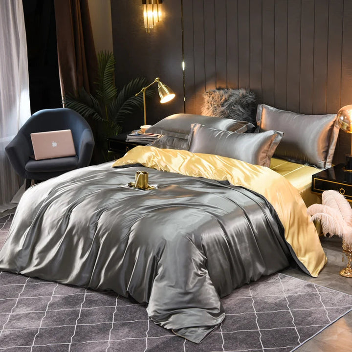 Seidiges Satin-Bettwäscheset: Verwöhnen Sie sich mit luxuriösem Komfort und elegantem Design
