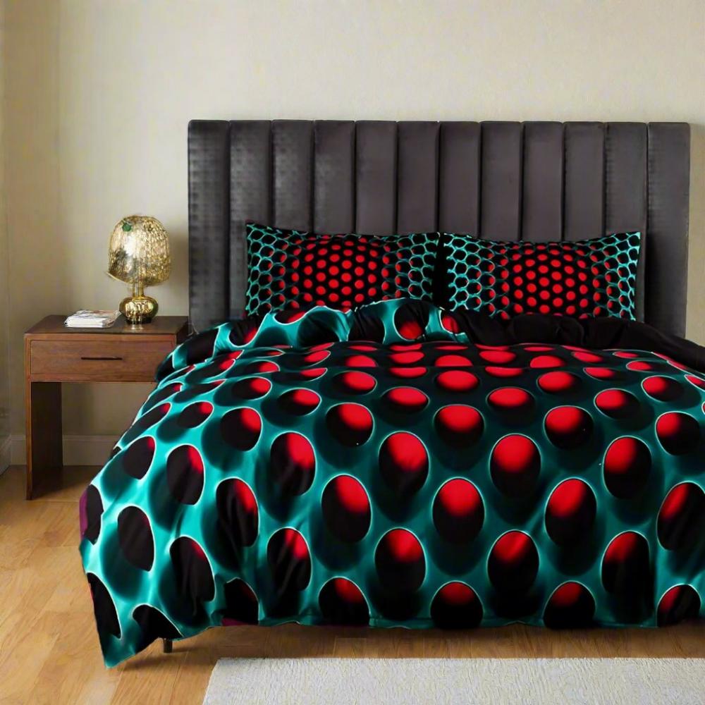 Cosmic Vortex 3-teiliges Bettbezug-Set