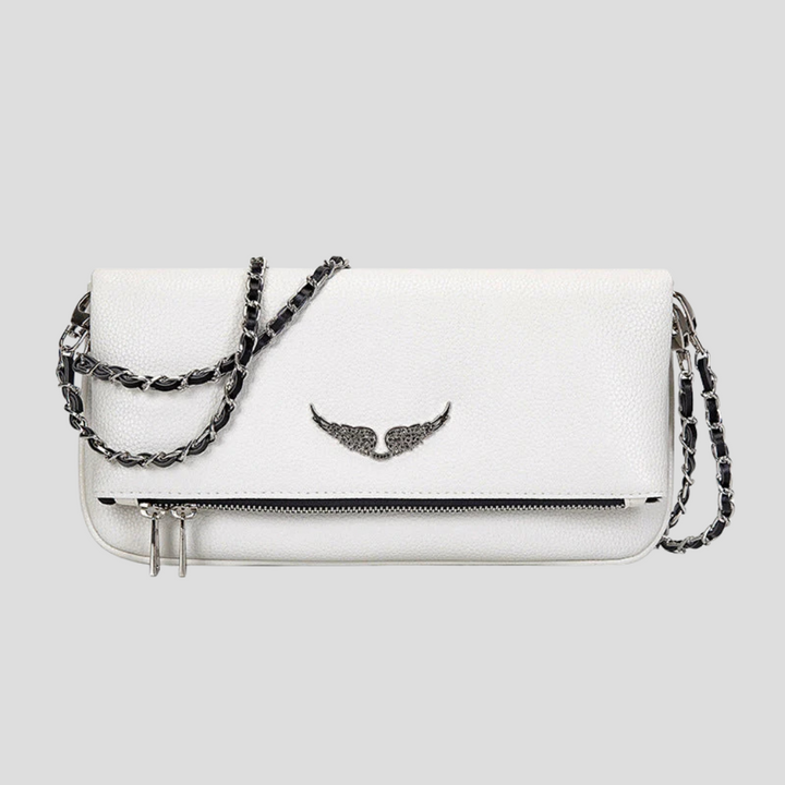Elegante Ledertasche mit Kettenriemen