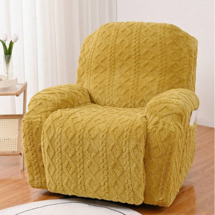 Weicher, rutschfester Winter-Plüsch-Sofabezug für Liegesofas