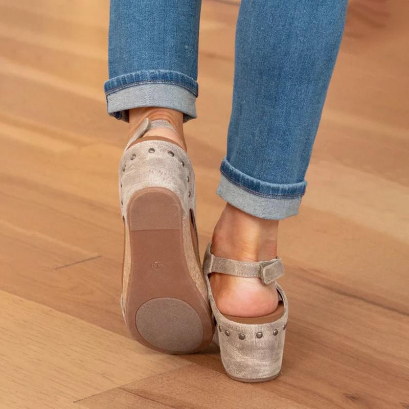 Valery – Orthopädische Ledersandalen für Damen mit zusätzlicher Unterstützung