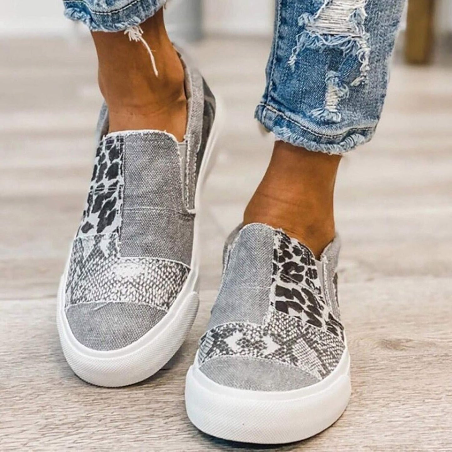 Stylische Denim-Loafer für Damen