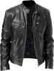 Klassische Herren-Lederjacke mit zeitloser Eleganz