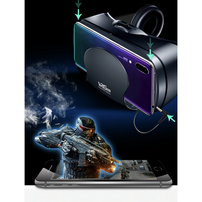 Innovative VR-Brille mit Headset für iPhone & Android