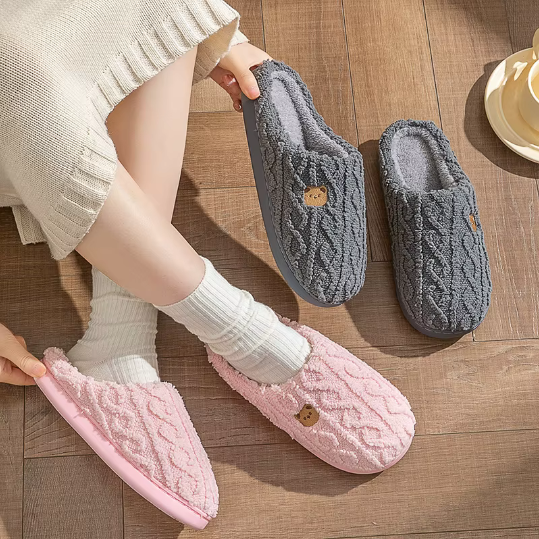 Warm Plush Slippers for Women