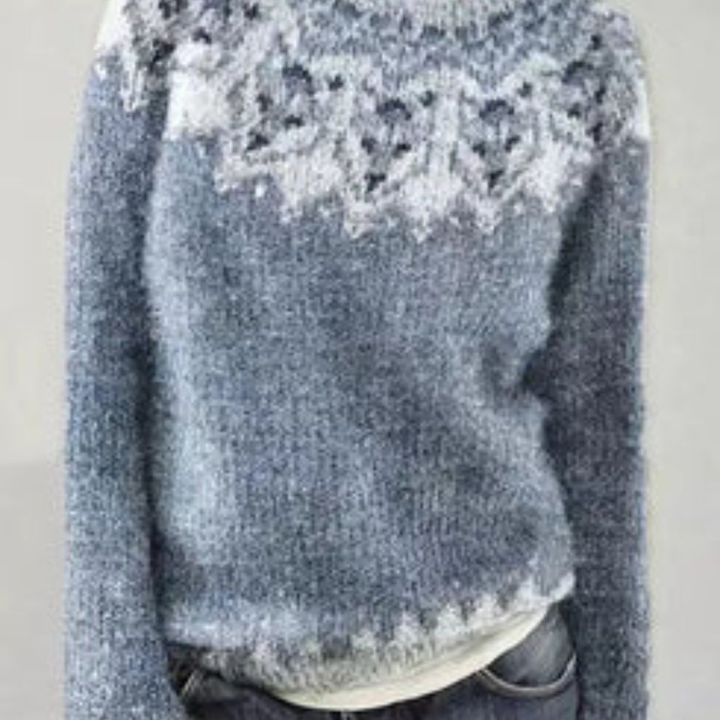 Damenpullover Winter Vintage Design