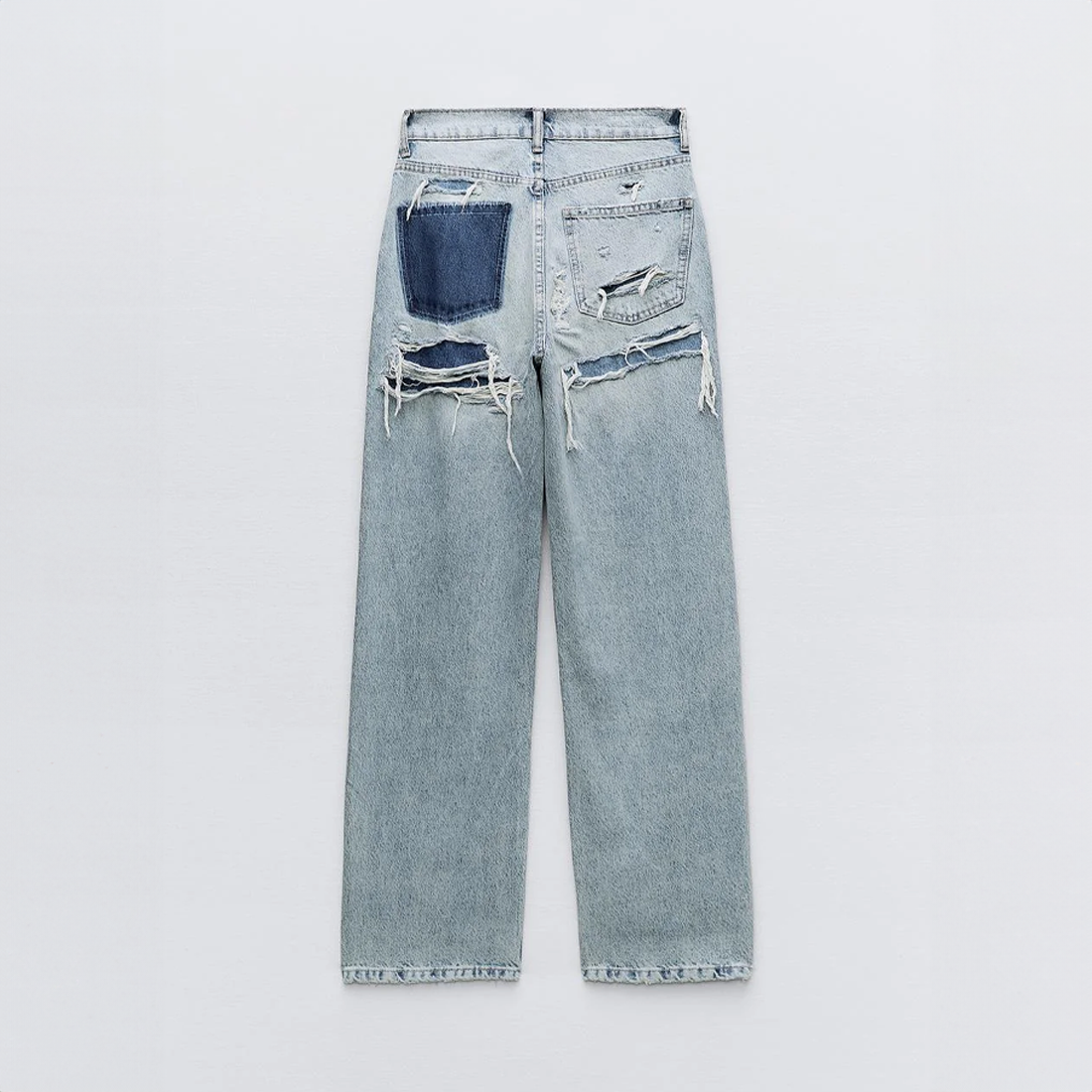 Zerrissene Vintage-Jeans für Damen