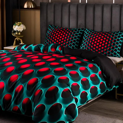 Cosmic Vortex 3-teiliges Bettbezug-Set