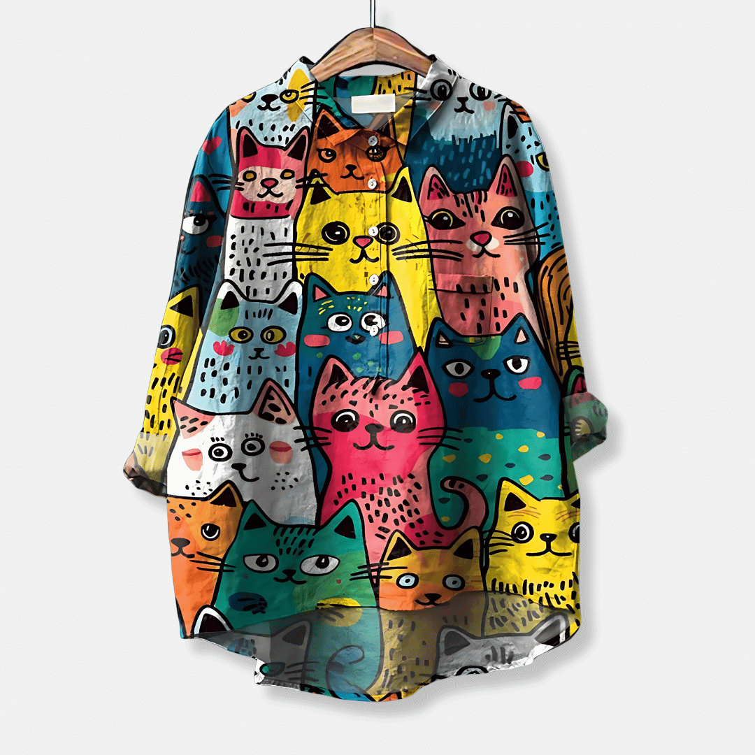 Lange Bluse für Damen