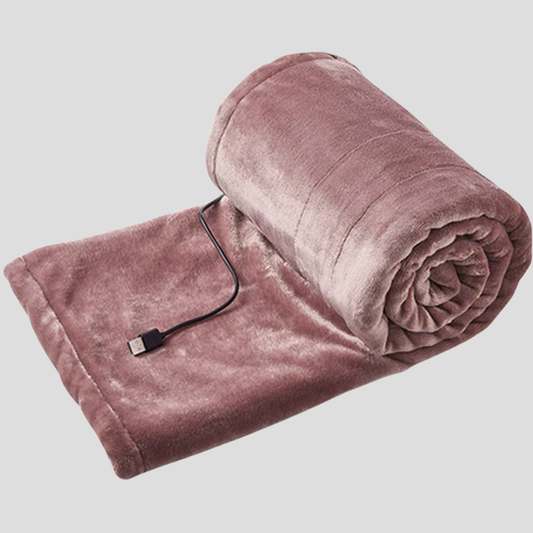 Kuschelige, warme Decke mit USB-Anschluss