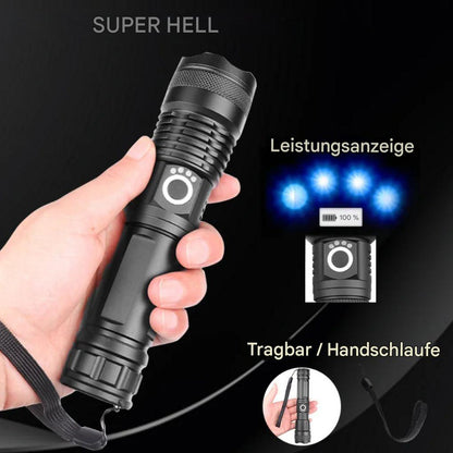 90000 Lumen XHP50.2 LETTSTIGSTE Taschenlampe