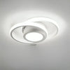 Moderne, energieeffiziente LED-Deckenleuchte mit Doppelring-Design