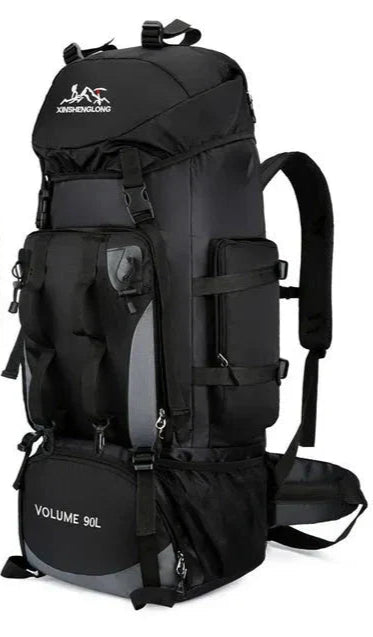 Wasserdichter 90L Camping- und Wanderrucksack