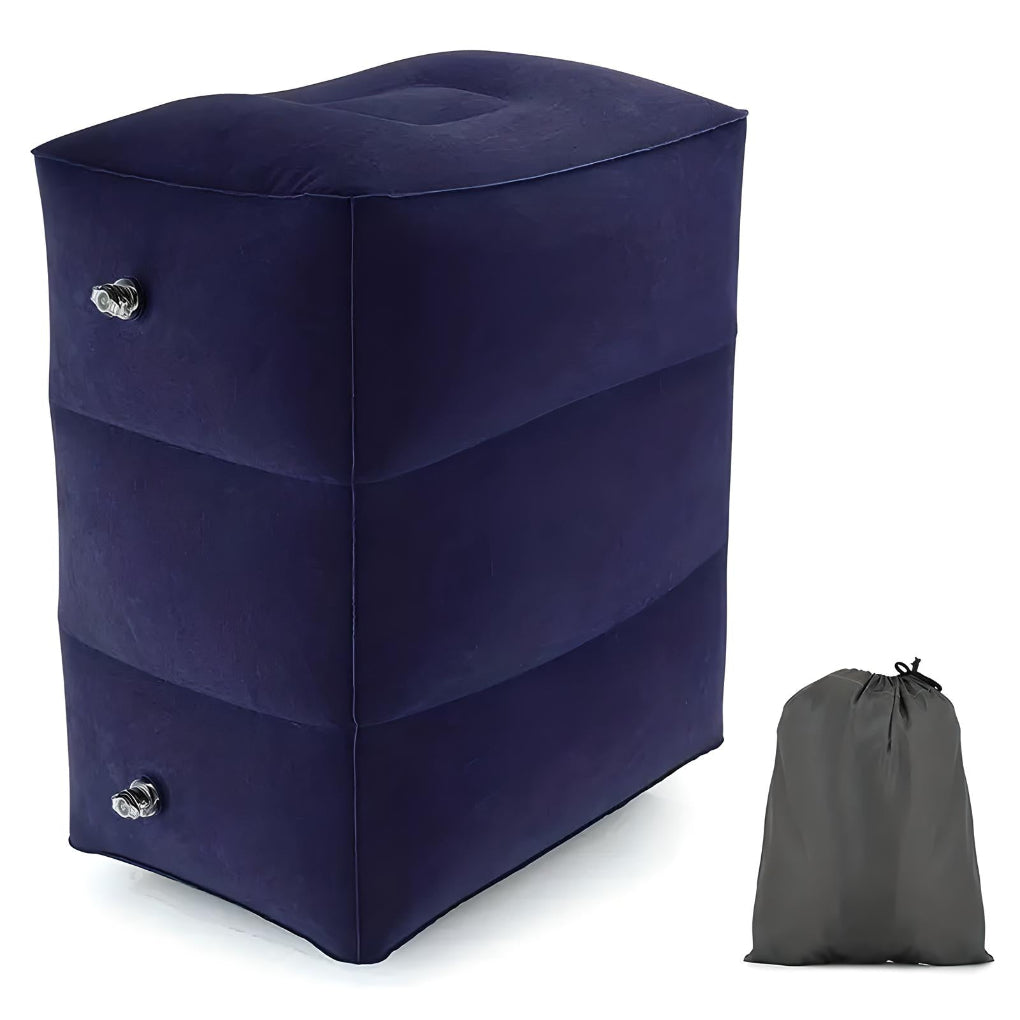 Aufblasbare Reisefußstütze