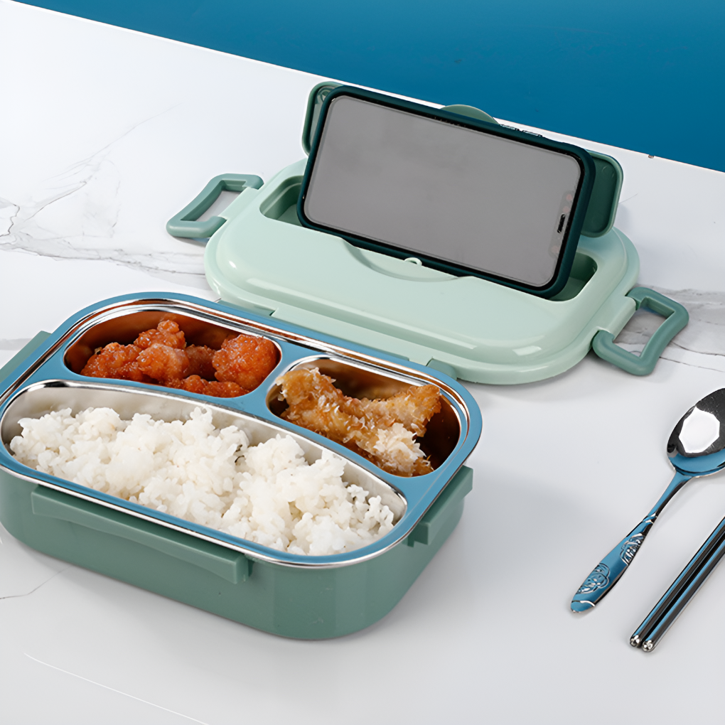 Thermo-Lunchbox aus Edelstahl