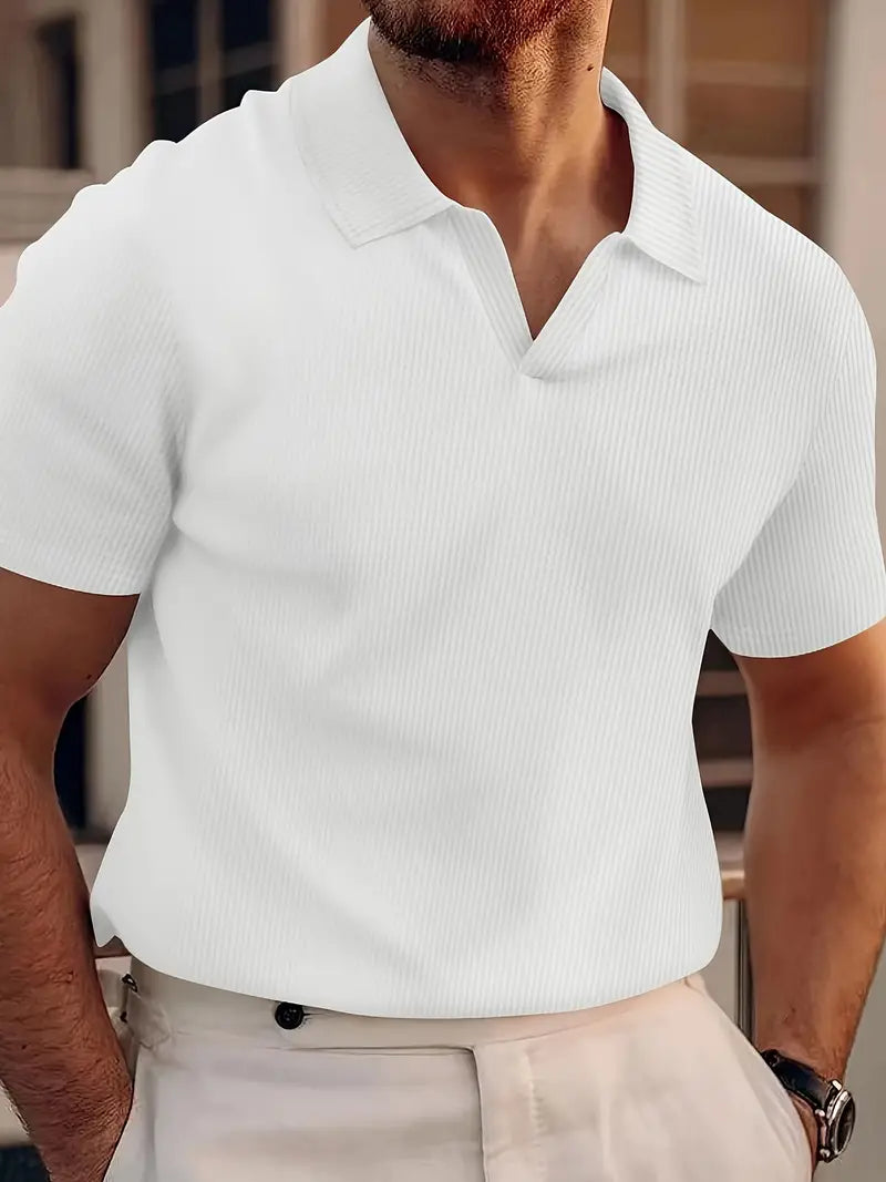 Lässiges Kurzarm-Poloshirt für Herren