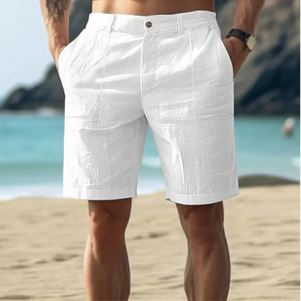 Lässige Leinenshorts für Herren