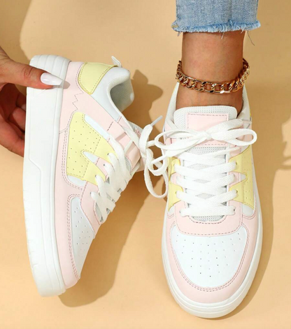 Damen-Sneaker mit Pastellfarben und Komfort-Design