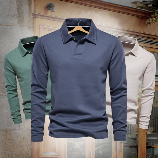 Lässiger Polopullover für Herren – Zeitloser Komfort für jeden Tag