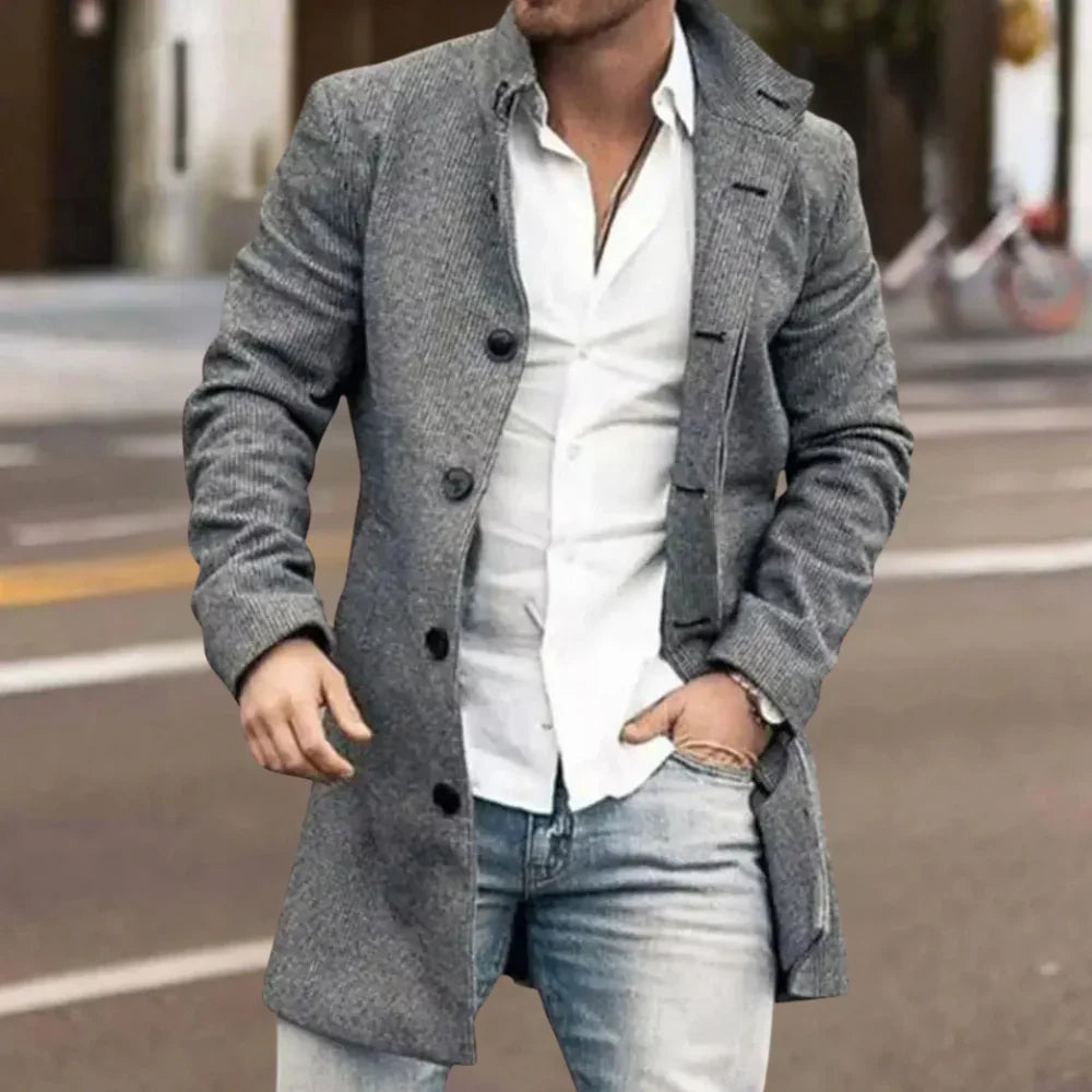 Stylischer Herren Wintermantel