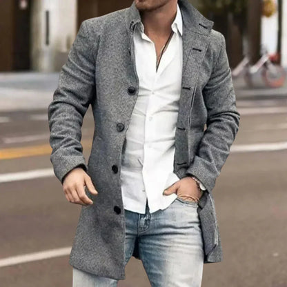 Stylischer Herren Wintermantel