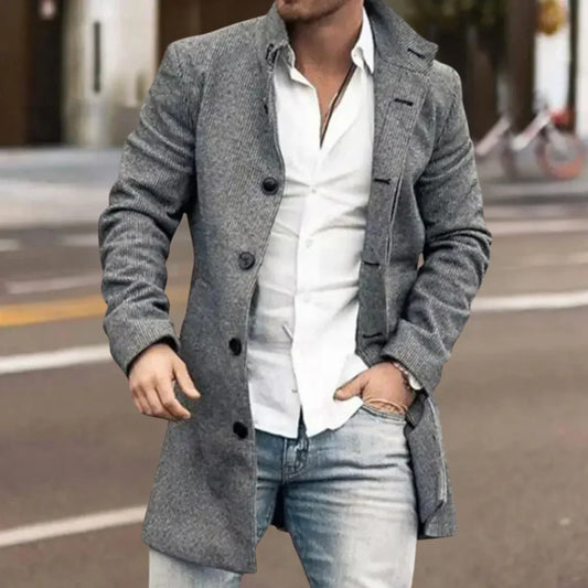 Stylischer Herren Wintermantel