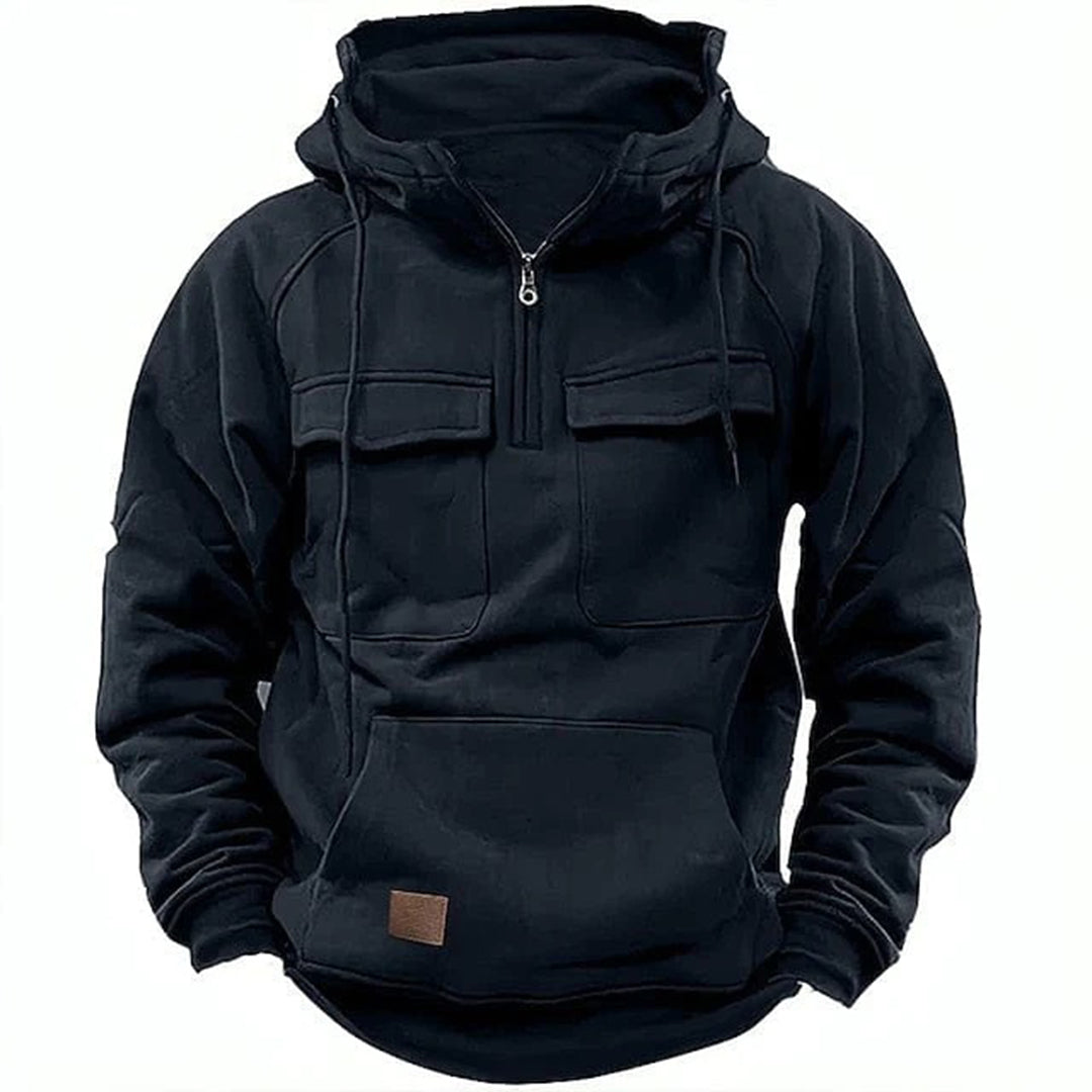 Retro-Motorrad-Hoodie für Männer Robuster Stil trifft auf Alltagskomfort