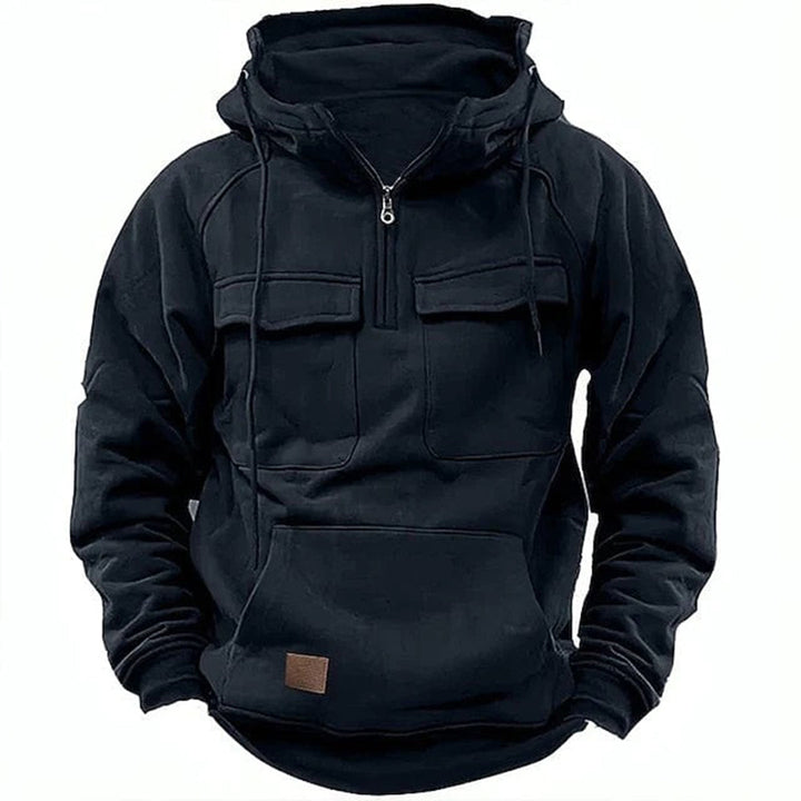 Retro-Motorrad-Hoodie für Männer Robuster Stil trifft auf Alltagskomfort