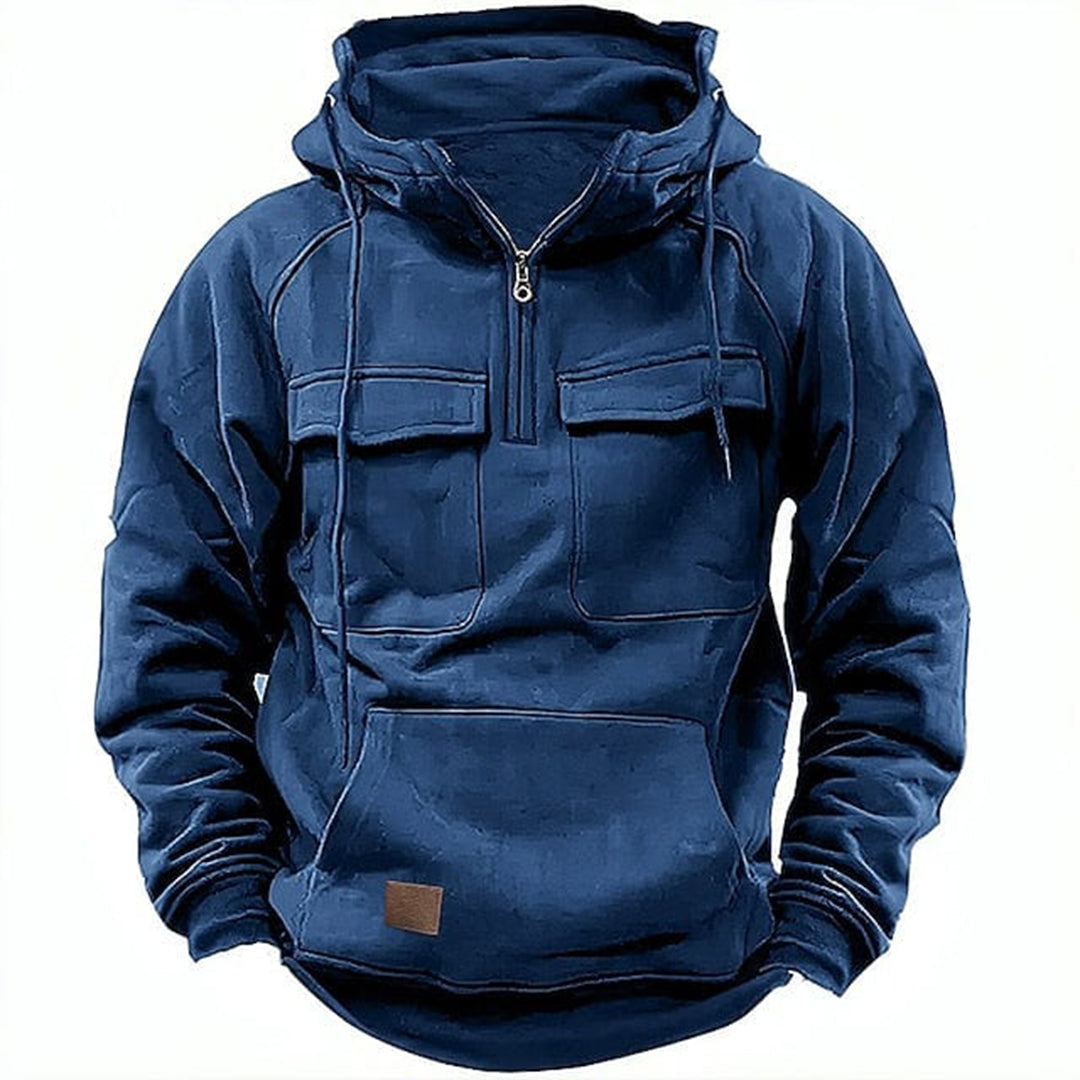 Retro-Motorrad-Hoodie für Männer Robuster Stil trifft auf Alltagskomfort