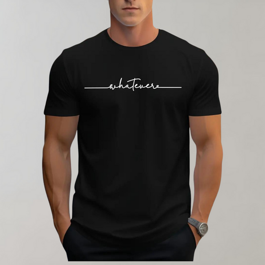 Lässiges Herren T-Shirt mit Rundhalsausschnitt und minimalistischem Print