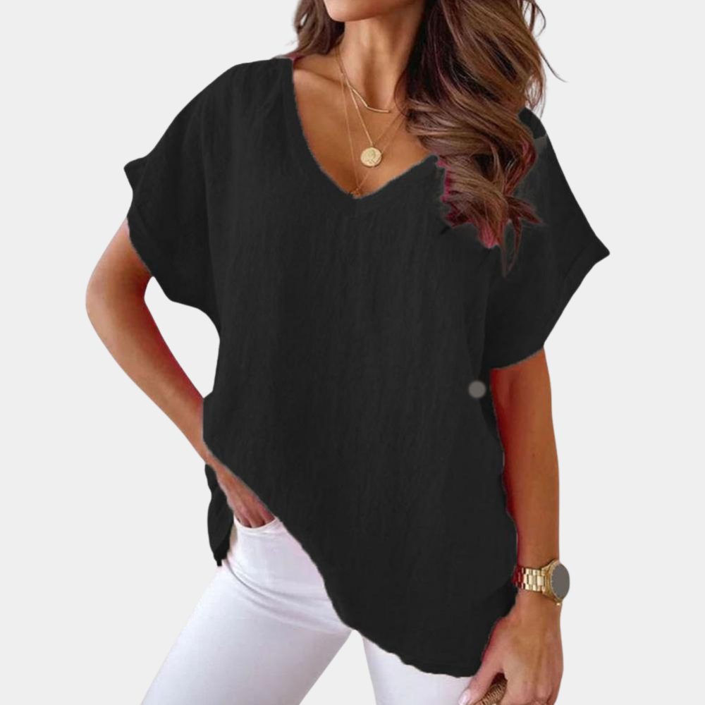 Effortless Chic – Lässiges T-Shirt für Damen mit stylischem Look