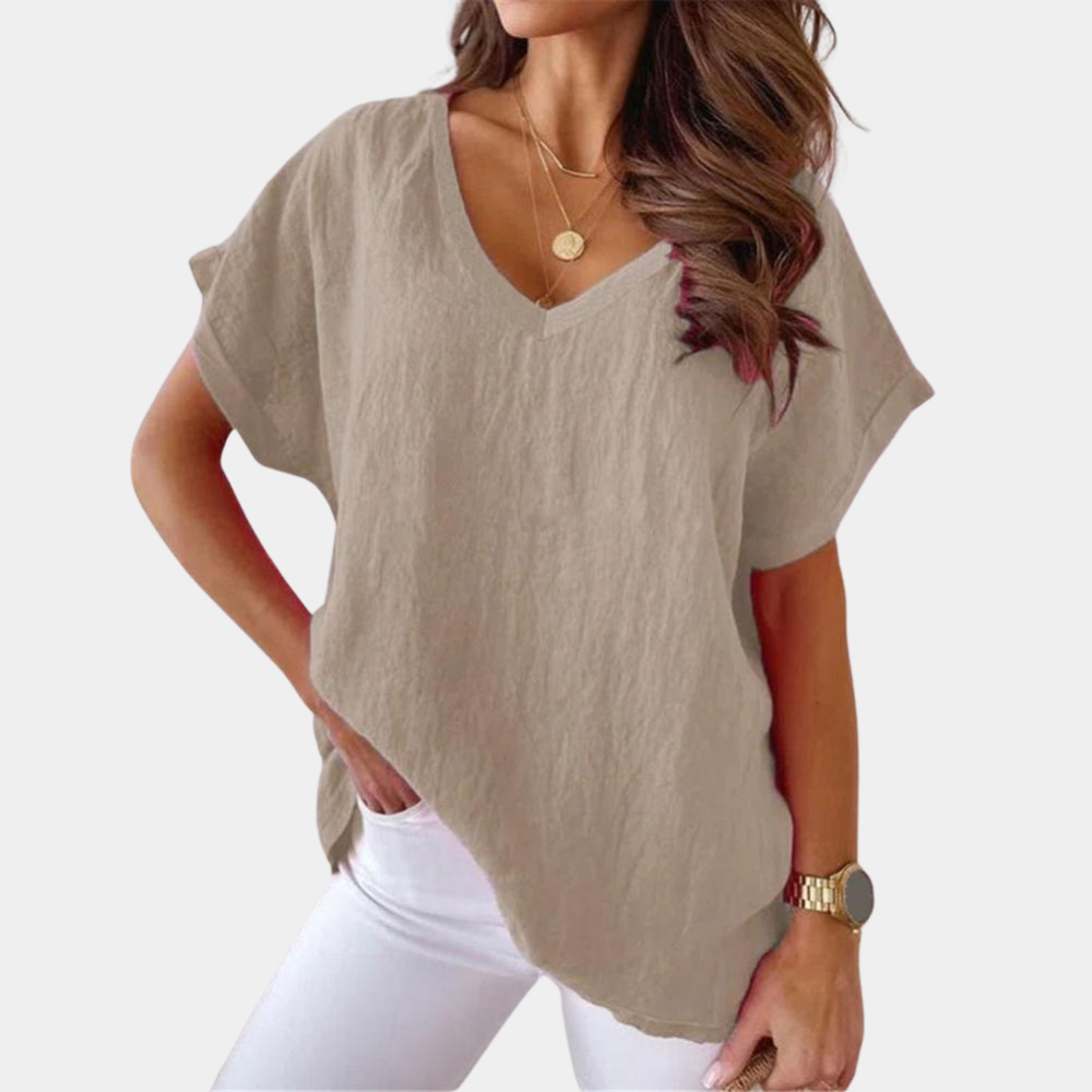 Effortless Chic – Lässiges T-Shirt für Damen mit stylischem Look