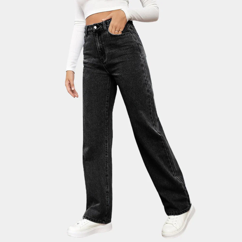 Damen-Jeans mit geradem Bein